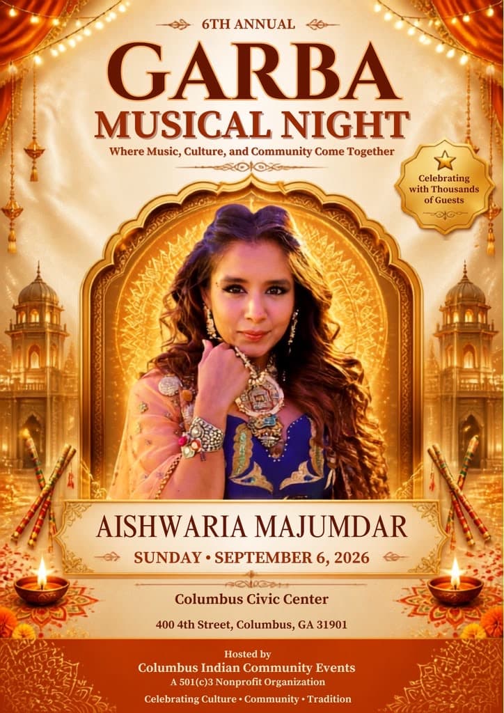 6th Annual Garba Musical Night — Aishwaria Majumdar