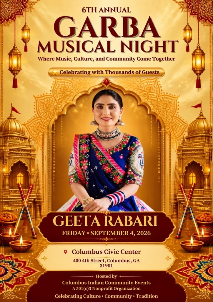 6th Annual Garba Musical Night — Geeta Rabari